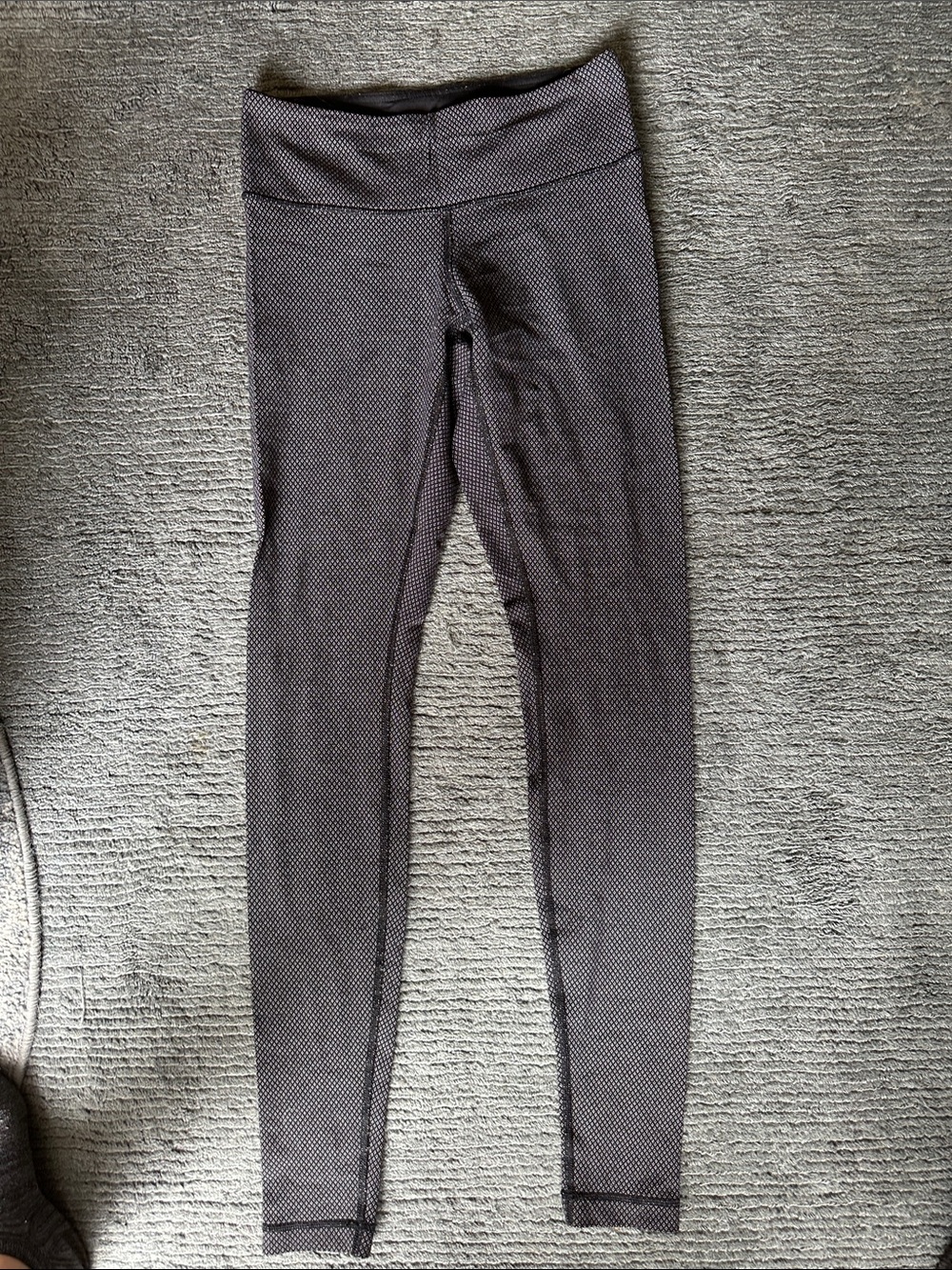 lululemon athletica Women’s Black and White Leggings